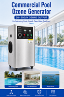 Draagbare Thuisgebruik 10 G/u Ozongenerator Voor Drinkwaterbehandeling 5G Roestvrijstalen Ozonmachine Met 1 Jaar Garantie