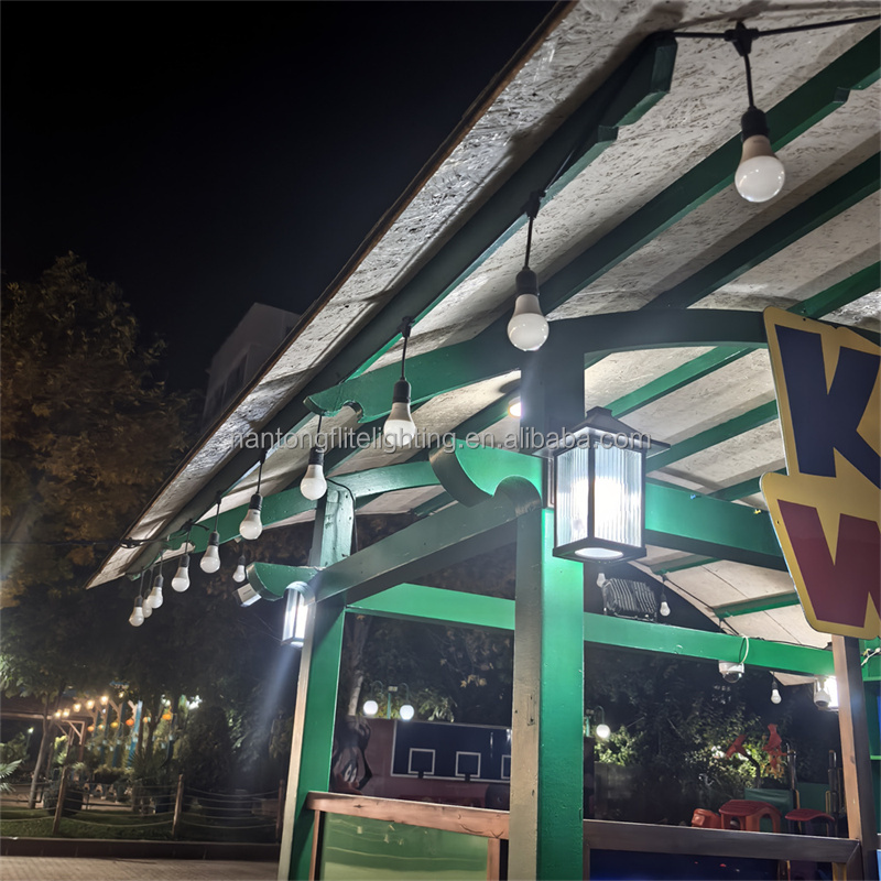 OEM A50/A60 10M LED String Lights - IP65 Waterproof Commercial Grade Outdoor Lighting