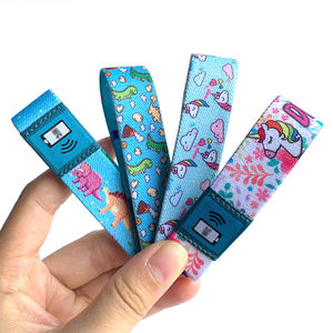 Custom Full Color Printing Elastic Fabric Polyester <strong>Bracelet</strong> Event Poly-Elastic <strong>Wristbands</strong> for Promotion - Product Image 5