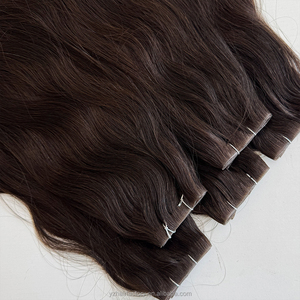 Extensiones de Cabello con Cinta Adhesiva de Calidad Profesional, Genius Tape, Super Finas, Doble Trama, 100% Cabello Humano Inyectado - Product Image 1