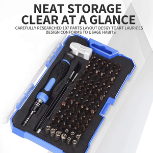 107 In 1 <b>Precision</b> <b>Screwdriver</b> <b>Set</b> Chrome Vanadium Steel For Mobile Phone Repair - Product Image 4