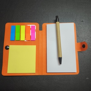 Ensemble de notes autocollantes multicolores, bloc-notes en papier à couverture rigide, organisateur de bureau, fournitures de papeterie - Product Image 1