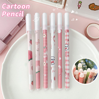 Stylo Gel Gomme Effaçable Mignon Kawaii à Pointe Fine 0.5mm, Écriture Fluide, Idéal Cadeau Étudiants, Meilleure Vente