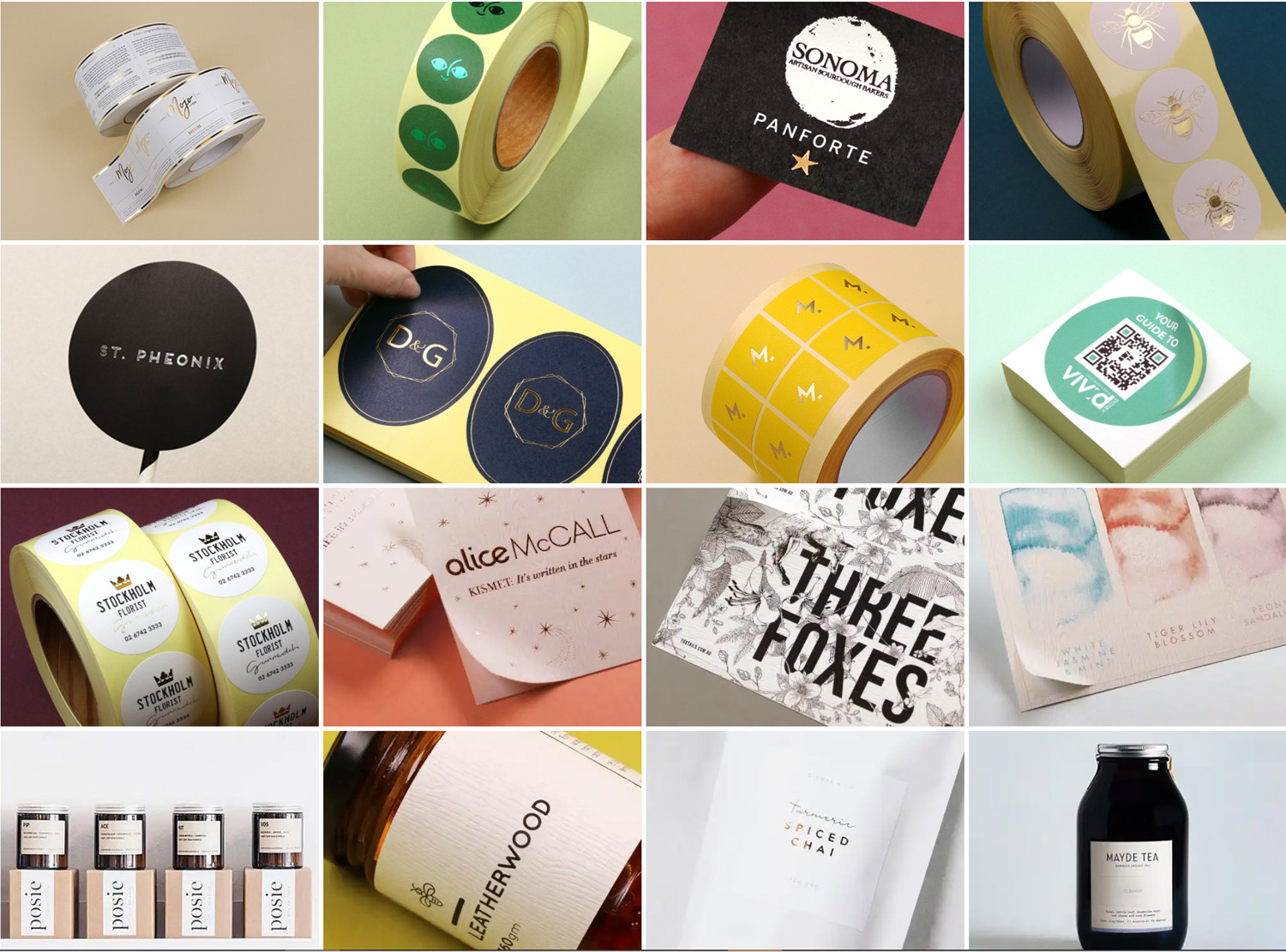 Logo Printed Custom Thank You Sticker Labels For Packing / Gift