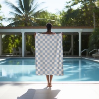 Custom Simple Fashion Perfect Travel Microfiber Towels Camping Quick Drying Beach Towels