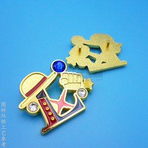 Etiqueta de Aleación de Zinc para Bolsas, 35mm, Diseño de Dibujos Animados Coloridos, para Decoración de Herrajes de Equipaje - Product Image 3