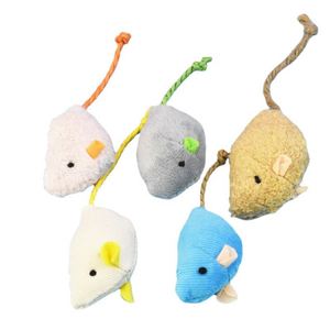 Fast Delivery Interactive Cat <b>Mice</b> Toys - Plush Catnip <b>Mouse</b> Shaped Biting Toys for Indoor Cats Custom Packaging - Product Image 5