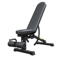 Banc de musculation pliable multifonction en fer personnalisé pour l'entraînement à domicile, équipement de fitness intérieur pour développements musculaires et sit-ups