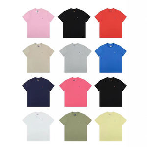 Camiseta de Marca de Moda al por Mayor, Camiseta Deportiva de Alta Calidad 100% Algodón, Bordada, Cómoda y Transpirable - Product Image 4