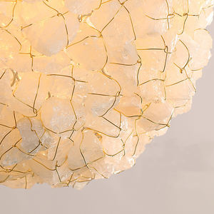 Lampadario in pietra di particelle di cristallo <span class=keywords><strong>per</strong></span> Hotel Villa Hall luci a sospensione melograno Post <span class=keywords><strong>moderne</strong></span> lampade a sospensione - Product Image 5