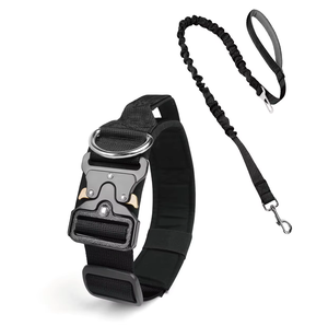 Kingtale-<span class=keywords><strong>Collar</strong></span> táctico sólido <span class=keywords><strong>para</strong></span> <span class=keywords><strong>perros</strong></span>, correa <span class=keywords><strong>de</strong></span> entrenamiento sin tirones, con hebilla <span class=keywords><strong>de</strong></span> metal pesado y mango <span class=keywords><strong>de</strong></span> control <span class=keywords><strong>para</strong></span> <span class=keywords><strong>perros</strong></span> grandes - Product Image 1