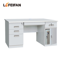 Bureau d'hôpital en acier laminé à froid, moderne, modulaire, plusieurs tailles, table d'ordinateur, table personnalisable