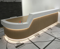 Comptoir de Caisse Moderne de Luxe pour Hôpital, Bureau d'Accueil Style Français, Bureaux de Réception, Bureau de Réception pour Restauration et Bureau du Réceptionniste