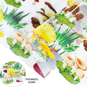 สินค้าขายดีพิมพ์ลายเห็ดหนา: ผ้าไวนิล TPU 0.5มม. สามารถใช้ทำกระเป๋างานฝีมือได้ - Product Image 4