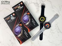 C17 Pro Reloj Inteligente Deportivo con Pantalla Táctil AMOLED, Monitor de Ritmo Cardíaco, Carcasa de Acero Inoxidable, IP65, Monitor de Sueño, Contesta Llamadas