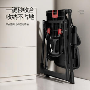 Chaise haute pliante multifonctionnelle pour bébé, chaise d'alimentation pour 0-12 mois, unisexe, gris - Product Image 3