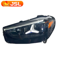 JSL pour Mercedes Benz Classe C W206 V206 S206 2021-2025 Phare avant à lentille de projecteur Bi-LED à étoiles scintillantes avec clignotant séquentiel