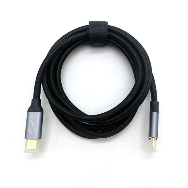2M Nylon Braid Type c PD 100W 20V 5A Fast Charging 4K Video 10G High Speed USB C to USB C Cable