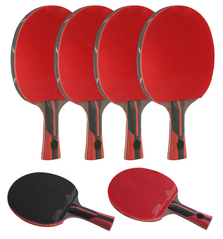 Raquettes de tennis de table professionnelles, professionnel, 6 étoiles, de meilleure qualité, ping-pong, batte