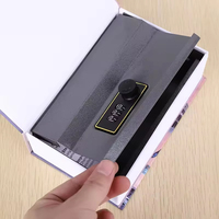 Boîte de rangement en forme de livre, coffre-fort créatif pour ordinateur de bureau, organisateur pour tablette, protection des appareils électroniques, coffre-fort pour argent