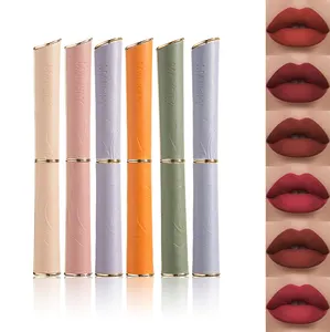 High pigment slim lipstick customize matte private label 2023(new)velvet lipstick