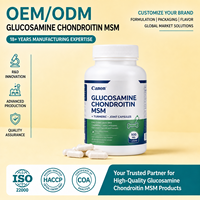 Capsules de Glucosamine Chondroïtine MSM OEM ODM Marque Privée Vente en Gros Haute Qualité Complément Alimentaire Quotidien pour Femmes
