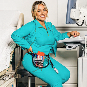 Nuovo alla moda con cerniera pulglioner <span class=keywords><strong>da</strong></span> <span class=keywords><strong>infermiera</strong></span> Top uniforme elastica ospedale Jogger all'ingrosso uniforme medica - Product Image 2