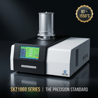 Testeur de stabilité thermique de laboratoire SKZ1060B DSC DTA TGA intégré, résolution 0,01 mg, 1150/1350/1550 ℃   Optionnel