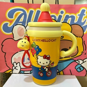 Nouvelle conception de bouteille d'eau en acier inoxydable isolée, motif Hello Kitty, pour étudiants et enfants, sans BPA, bouteille d'eau de sport Kitty - Product Image 6
