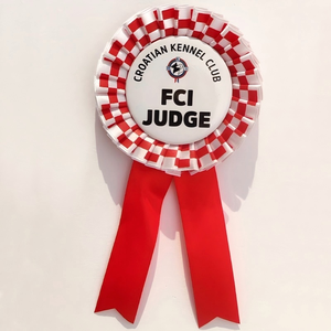 Chất Lượng Cao Tùy Chỉnh 100% Polyester Đầy Màu Sắc Ribbon Rosette Với Huy Hiệu Nút Giải Thưởng Ribbon Rosettes - Product Image 5