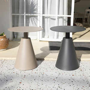 Set Moderno di Tavolo e Sedie Pieghevoli in Alluminio a Tre Pezzi con Cuscini per <span class=keywords><strong>Balcone</strong></span> Esterno di Hotel - Product Image 3