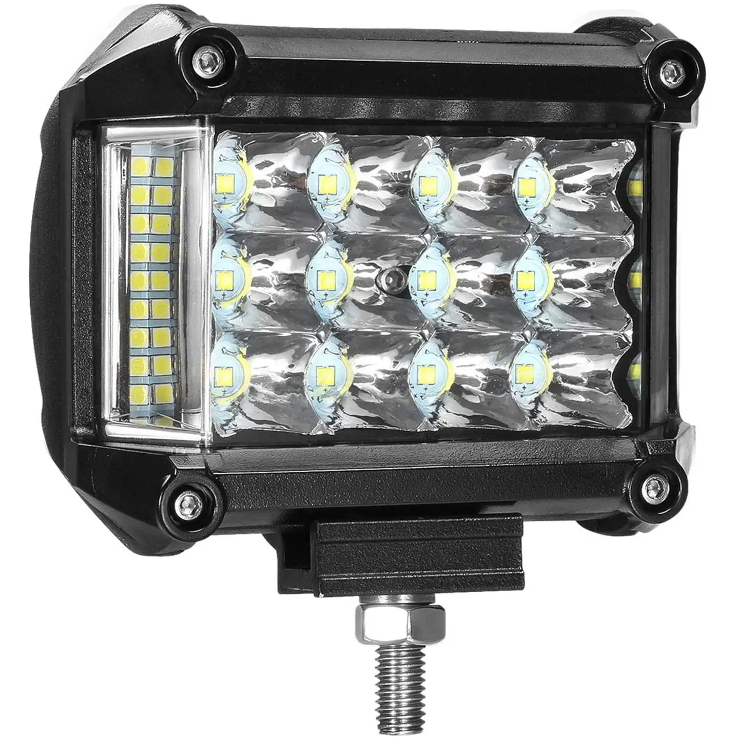 Barra de luz LED para coche todoterreno, luces de trabajo súper brillantes de 4 pulgadas, con Pods para recoger camiones y todoterreno, 36W