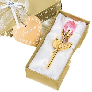 Usine cristal Rose fleur romantique Souvenir <span class=keywords><strong>d</strong></span>écoration de la maison pour la fête des mères mariage Art idée cadeau pour la Saint Valentin - Product Image 1