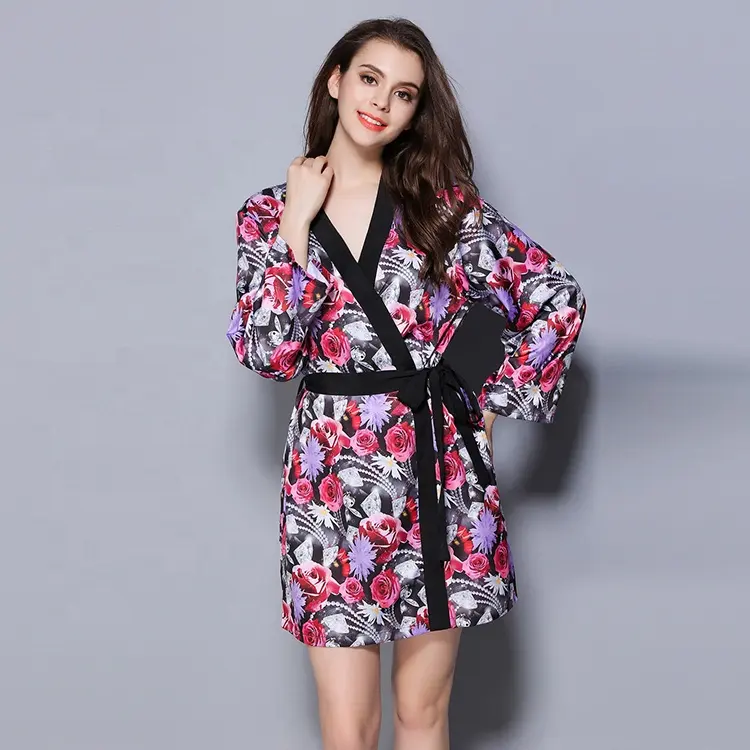 Luxury Silk Satin Ladies Sexy Nighty Xxl Nightgown For Women