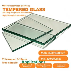 Vidrio Templado para Puerta <span class=keywords><strong>de</strong></span> Horno, Vidrio Templado Resistente al Calor para Refrigerador, Paneles <span class=keywords><strong>de</strong></span> Vidrio Templado Seguros para Electrodomésticos <span class=keywords><strong>de</strong></span> Cocina - Product Image 1