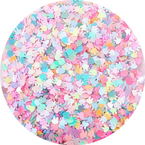 500g/Lotto Paillettes Glitter a Forma di Cuore, Fiocco di Neve e Coniglietto in PVC per Nail Art, Cucito, Accessori per Abbigliamento, Fai da Te, Decorazioni Festive, Coriandoli - Product Image 3