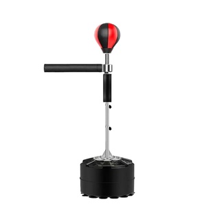 Adjustable Height Freestanding Punching Bag Steel <b>Stand</b> Water Filled Training Target for Gym - Product Image 1