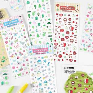 1 pegatina por paquete serie Dawn and Dusk estilo lindo troquelado manual pegatinas decorativas - Product Image 1