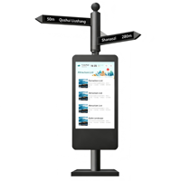 Écran d'affichage intelligent YNGM, grand écran, écran publicitaire intelligent pour les zones touristiques et les musées