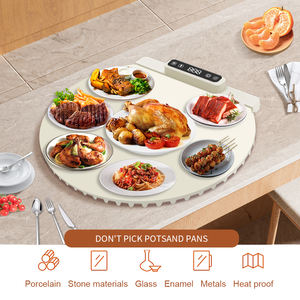 Elektrische Verwarming Lade Met Instelbare Temperatuur Opvouwbare Voedsel <span class=keywords><strong>Warmer</strong></span> Snelle Verwarming Voedsel <span class=keywords><strong>Warmer</strong></span> Hete Plaat Placemat Siliconen - Product Image 4
