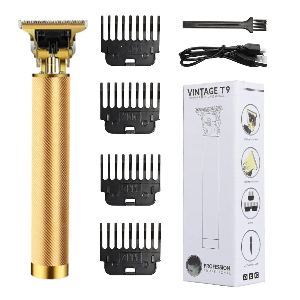 Goedkope Prijs T Blade Tondeuse Oplaadbare Mannen Clippers Machines Cut Haar 0Mm Elektrische Haar Snijder