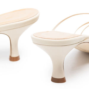 Tacchi a spillo estivi da <span class=keywords><strong>donna</strong></span> sandali con punta aperta annodati per <span class=keywords><strong>scarpe</strong></span> da <span class=keywords><strong>sposa</strong></span> e da festa - Product Image 5