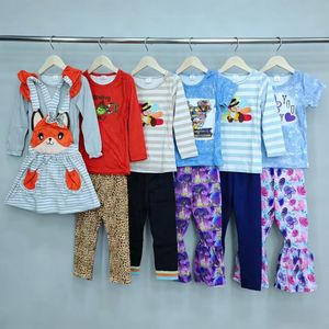 Ensemble de vêtements d'été pour filles adolescente chemise <span class=keywords><strong>noire</strong></span> jupe à volants tenue deux pièces - Product Image 2