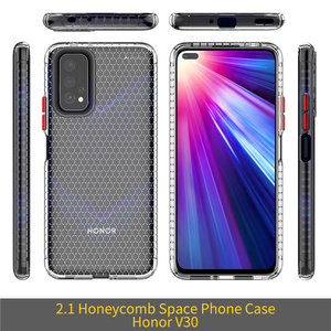 Atouchbo General lobo para nuevo Huawei Honor V30 de nido de abeja de gran toque de Tpu Airbag Anti-caída de teléfono caso - Product Image 3