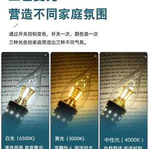 หลอดไฟ LED ทรงข้าวโพด C6 ขั้ว E27 ชิป SMD2835 แสงขาว 5000K ตัวหลอดทำจาก PC ใช้ไฟ AC 110V ได้รับการรับรองมาตรฐาน CE ใช้งานได้นาน 25000 ชั่วโมง Ra80 รับประกัน 2 ปี ความสว่าง 240-3600 ลูเมนส์ 95lm/W - Product Image 5