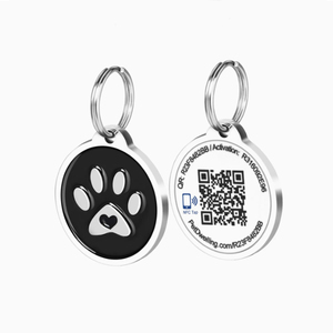 Kim loại thủ công mỹ nghệ bán buôn tùy chỉnh NFC Dog Cat tag cá nhân kim loại QR mã <span class=keywords><strong>Pet</strong></span> ID Dog thẻ - Product Image 5