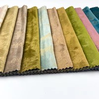 Tissu d'ameublement en velours 100% polyester, textile doux pour canapé, chaise, coussin, meubles de maison, fournisseur en gros