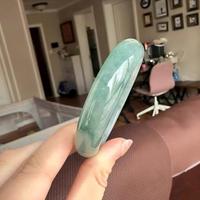 Bracelet en quartzite jade vert glacé naturel, motif floral flottant, élégant pour femme, bijou cadeau pour fête, vente en gros