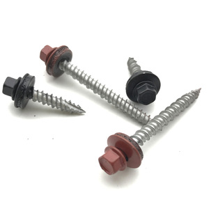 # 9 # 10 # 12 Typ <span class=keywords><strong>17</strong></span> Sechskant-Metall-Dachschrauben Lackierte Metall-zu-Holz-Schrauben Farbige Stahl-Dachschrauben - Product Image 3