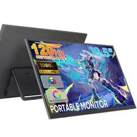 Écran portable LCD FHD OEM de 18,5 pouces, 1920x1080 IPS HDR, corps ultra-fin, haute précision des couleurs, haut-parleur intégré, ordinateur portable en stock